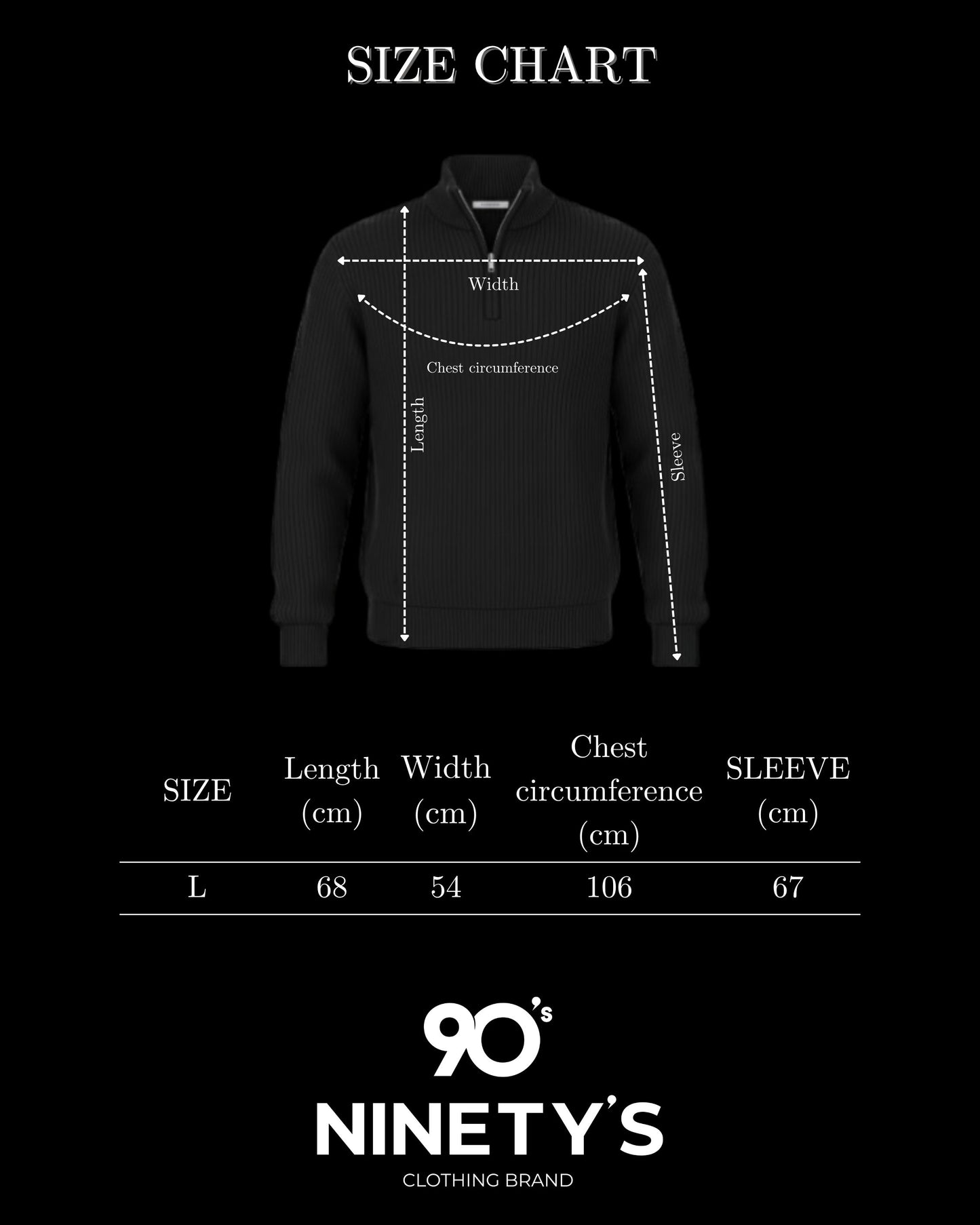 Textured Black Knit Quarter-Zip Jumper